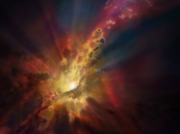 Астрономы впервые увидели галактический ветер в ранней Вселенной