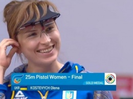 Украинка Костевич выиграла чемпионат мира в пулевой стрельбе