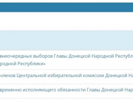 Пошилин одновременно возглавляет «парламент» и «правительство». Это нарушает «конституцию ДНР»