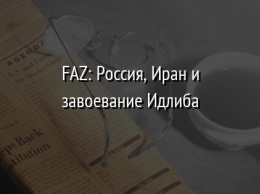 FAZ: Россия, Иран и завоевание Идлиба