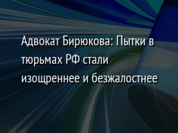 Адвокат Бирюкова: Пытки в тюрьмах РФ стали изощреннее и безжалостнее