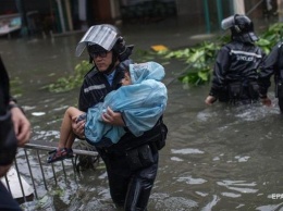От мощного тайфуна Мангхут в Гонконге пострадали 362 человека