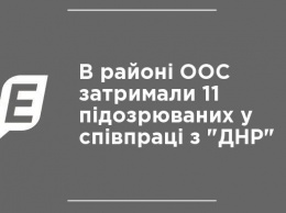 В районе ООС задержали 11 подозреваемых в сотрудничестве с "ДНР"
