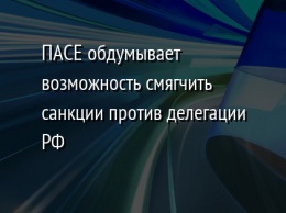 ПАСЕ обдумывает возможность смягчить санкции против делегации РФ