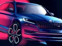 «Заряженный» Skoda Kodiaq RS: самый мощный дизель и самые большие колеса