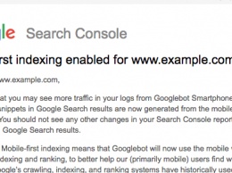Google стал массово переводить сайты на mobile-first индексацию