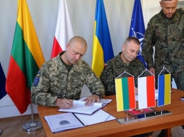 Украинский офицер принял под командование ЛитПолУкрбриг
