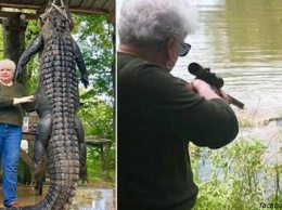 73-летняя бабушка сама убила 4-метрового крокодила, который съел ее пони