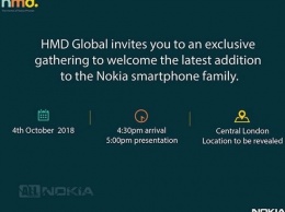 HMD Global расскажет о новых смартфонах Nokia 4 октября