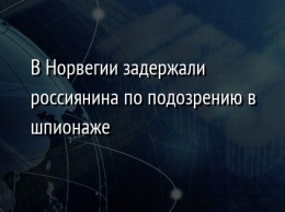 В Норвегии задержали россиянина по подозрению в шпионаже