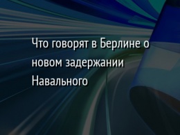 Что говорят в Берлине о новом задержании Навального