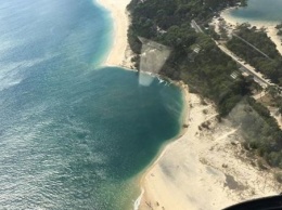 В Австралии сотни метров пляжа ушли под воду океана (фото)