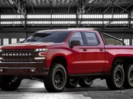 Chevrolet Silverado превратили в трехосный гигант Goliath 6x6