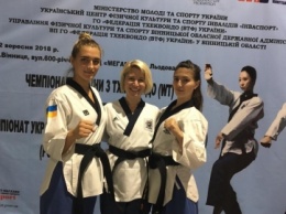 Днепровские спортсменки завоевали два "золота" на Чемпионате Украины по тхэквондо