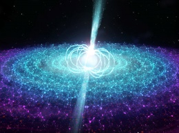 Сильно намагниченная нейтронная звезда с релятивистским джетом не вписалась в теорию