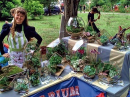 Одесситка создает живые произведения искусства из цветов (Фото)