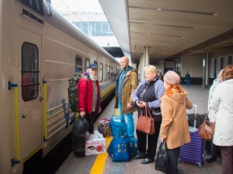 Из Киева выехал первый поезд "четырех столиц"