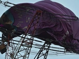 В Германии воздушный шар налетел на ЛЭП