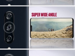 Все 5 объективов LG V40 ThinQ показаны на официальных изображениях