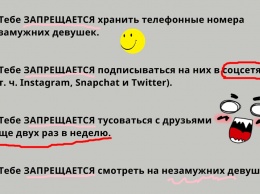 Она написала для парня свод из 22 правил. Теперь ее парню сочувствуют все