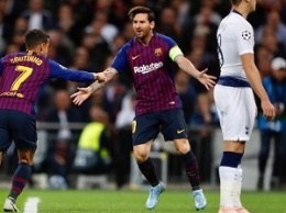 Барселона выиграла зрелишный матч у Тоттенхэма: смотреть голы