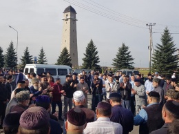 В Ингушетии продолжается акция против передачи земель Чечне