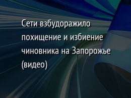 Сети взбудоражило похищение и избиение чиновника на Запорожье (видео)