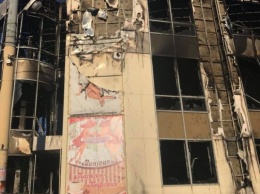 Лисянский: В оккупированном Антраците сгорел торговый центр, предварительно - без жертв