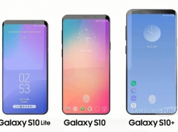 Смартфон Samsung Galaxy S10 будет доступен в пяти цветовых вариантах