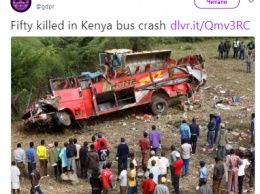 В Кении автобусу во время ДТП снесло крышу, погибли 50 человек