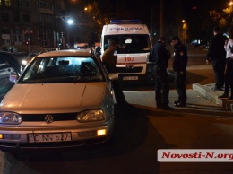 В центре Николаева молдавский «Фольксваген» сбил пьяного пешехода