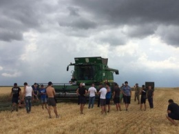В Харьковской области фермеры срочно вышли на поле спасать свой урожай от рейдеров