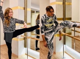 Участница "Танцев со звездами" Леся Никитюк пошутила над своей грацией в Instagram. Фото
