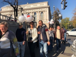 Как в центре Киева проходит митингов профсоюзов. Фоторепортаж "Страны"