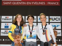 Украина завоевала две медали на Кубке мира по велотреку во Франции