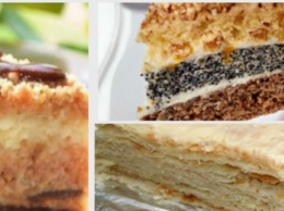 3 самых вкусных домашних торта, которые может испечь даже молодая хозяйка