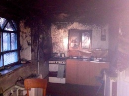 Каховские спасатели ликвидировали возгорание в доме на улице Мелитопольской