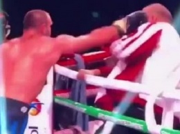 Киевский боксер после поражения нанес удар своему тренеру