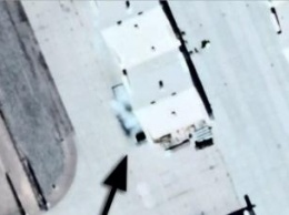 Заретушированный летательный аппарат обнаружен на военной базе в США