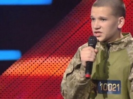 Ученик военного лицея из Запорожской области покорил судей «Х-фактора» патриотичным рэпом (Видео)