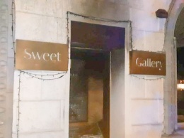 Жаркая ночка: в Днепре сгорело кафе Sweet Gallery