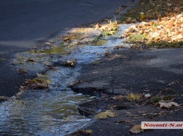 В центре Николаева вновь течет фекальная река