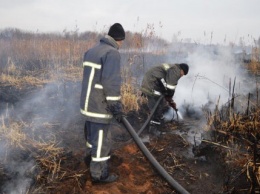 В Черниговской области загорелось боле 18 га торфяников