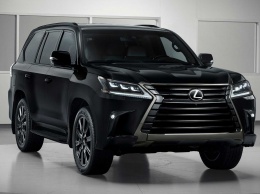 Внедорожнику Lexus LX добавили «очень черную» версию Inspiration Series