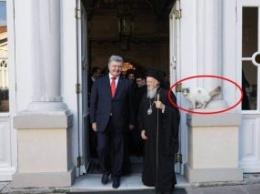 Кошка стала ключевой фигурой на фото Порошенко с Варфоломеем