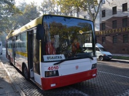 Одесский электробус совершил первый рейс