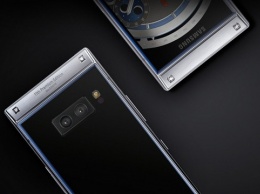 Смартфон-раскладушка Samsung W2019 получил два Full HD-экрана и двойную камеру