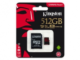 Стартуют продажи карт памяти Kingston объемом до 512 Гб