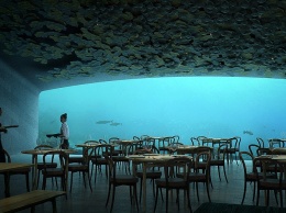 В первом подводном ресторане Европы столики забронированы на полгода вперед