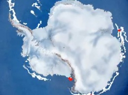 Сорок лет движения айсбергов Антарктиды показали на 50-секундном ролике